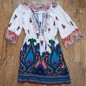 Flying Tomato Print Mini Dress